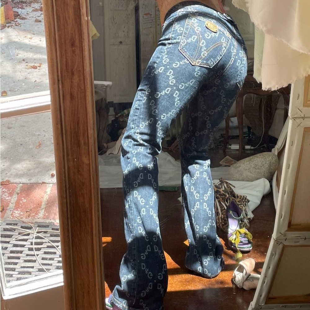 Dice & Gabbana Monogram Jeans